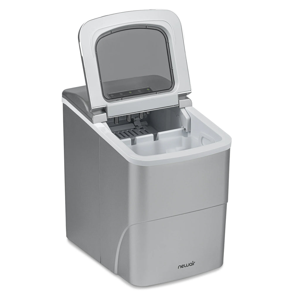 2025 Máquina de Hielo de Encimera Newair® – Cubitos en Forma de Bala, 12 kg/día – Negro Mate