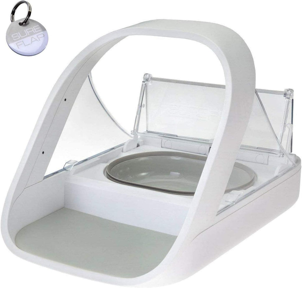Alimentador Automático para Mascotas - Alimentador con Microchip para Mascotas – MPF001 – Adecuado para Comida Húmeda y Seca – Toalla para Mascotas eOutletDeals de regalo