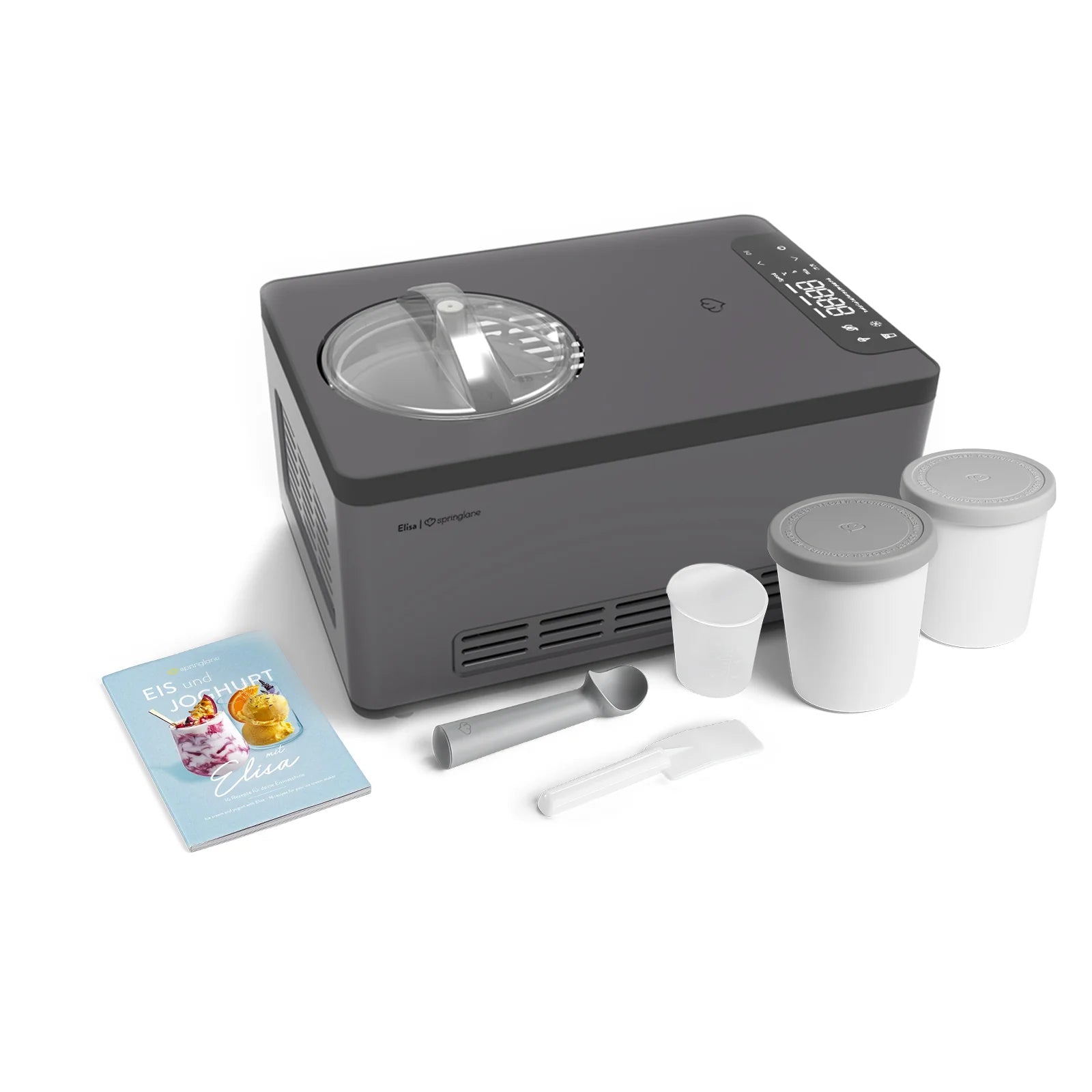 2025 Heladera Elisa 2,0 litros – Negra o Plateada