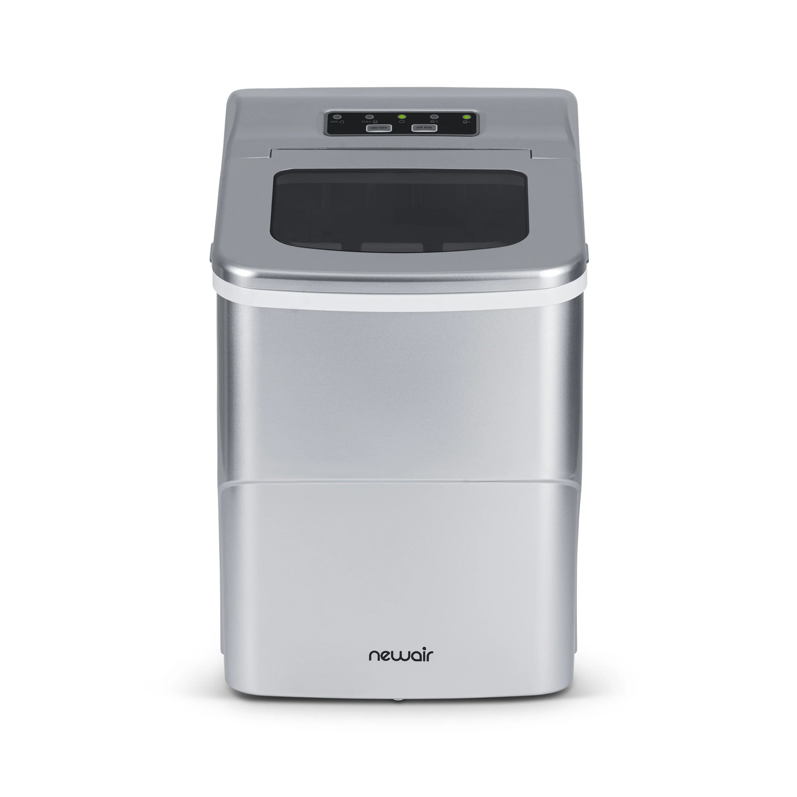 2025 Máquina de Hielo de Encimera Newair® – Cubitos en Forma de Bala, 12 kg/día – Negro Mate