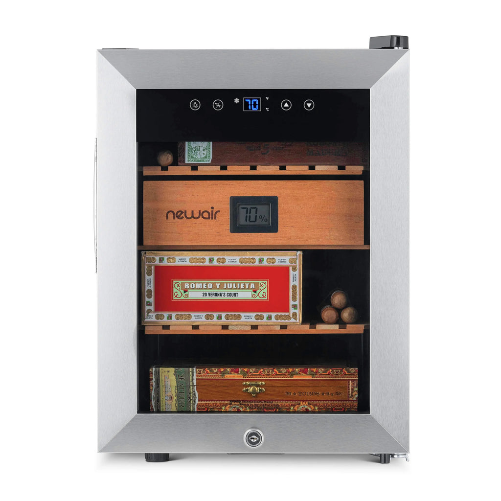 2025 Humidor eléctrico para puros Newair®, capacidad para 250 puros