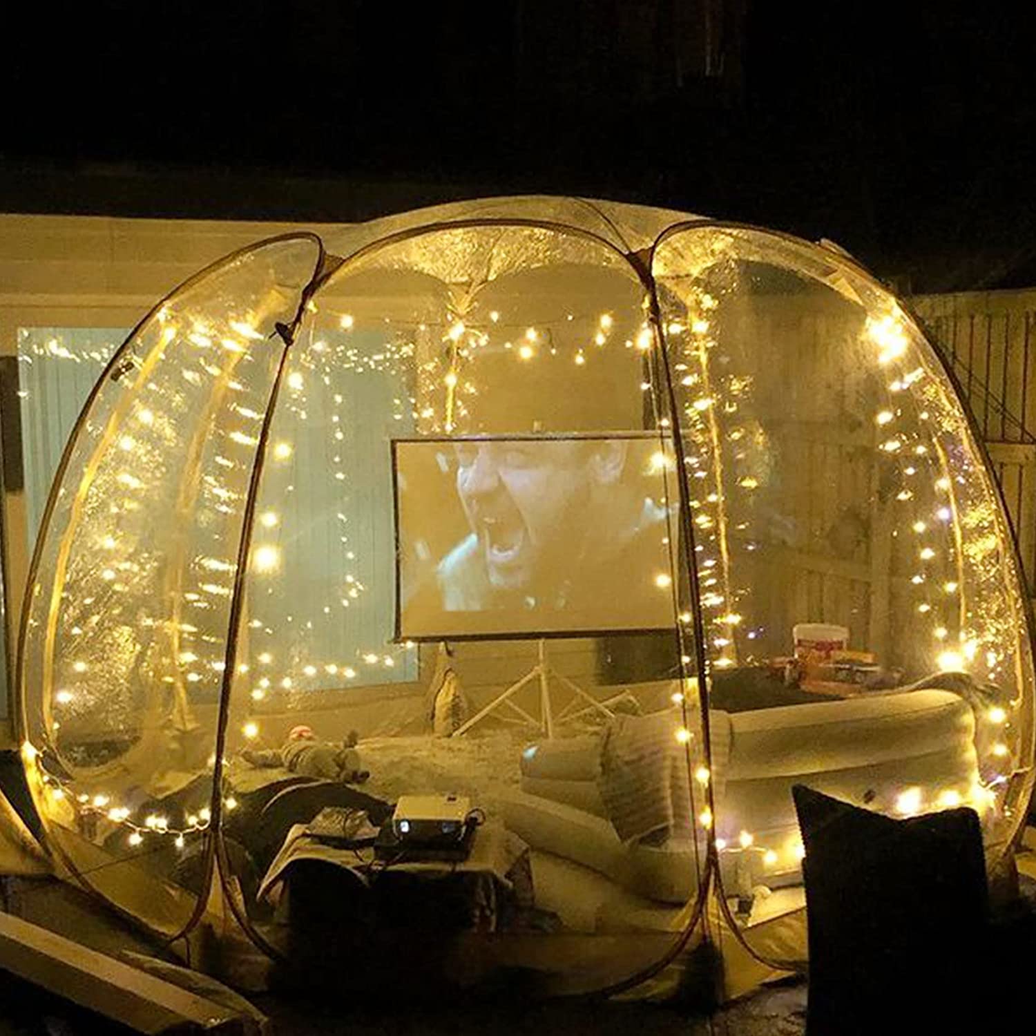 Alvantor Tienda Burbuja Gazebo Plegable, Cúpula Igloo para Jardín y Patio para 8-10 Personas