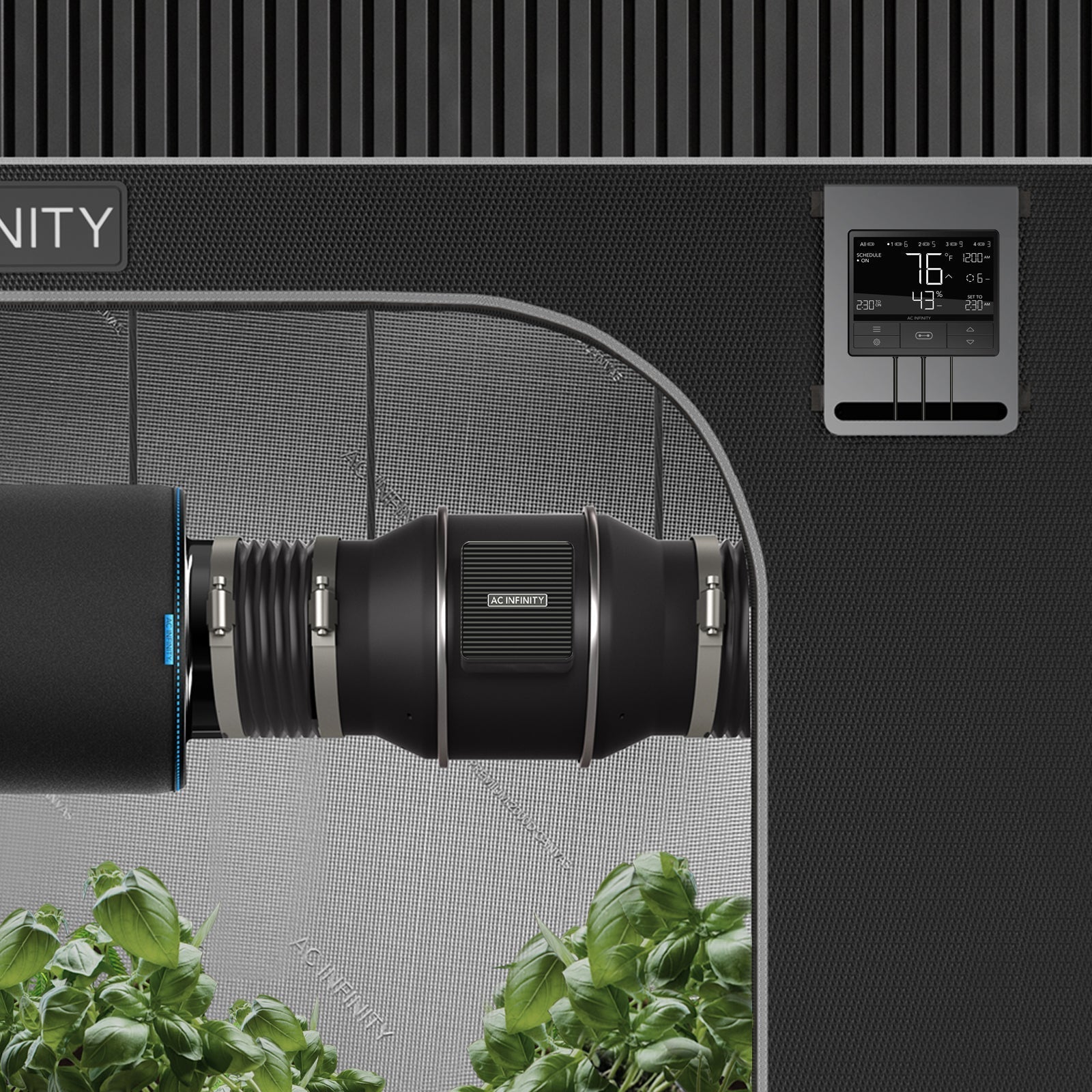 2025 Kit de Filtración de Aire AC Infinity PRO 8” con Ventilador CLOUDLINE, Controlador 69 y Filtro de Carbón – Ideal para Cultivo Interior e Hidroponía