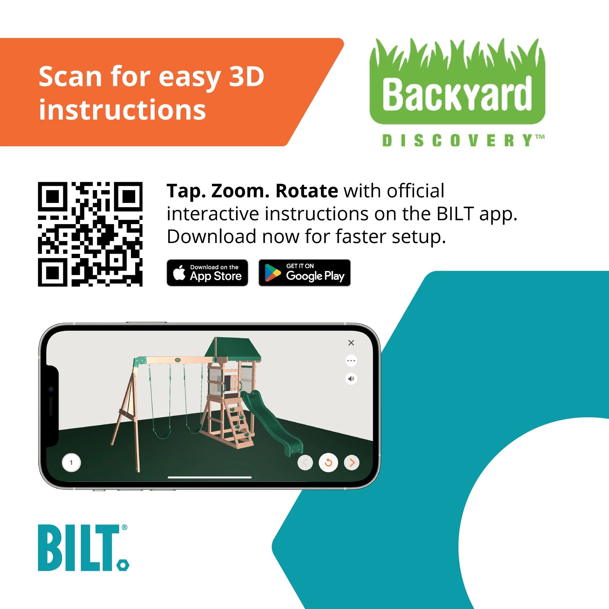 Columpio de Madera Backyard Discovery Buckley Hill