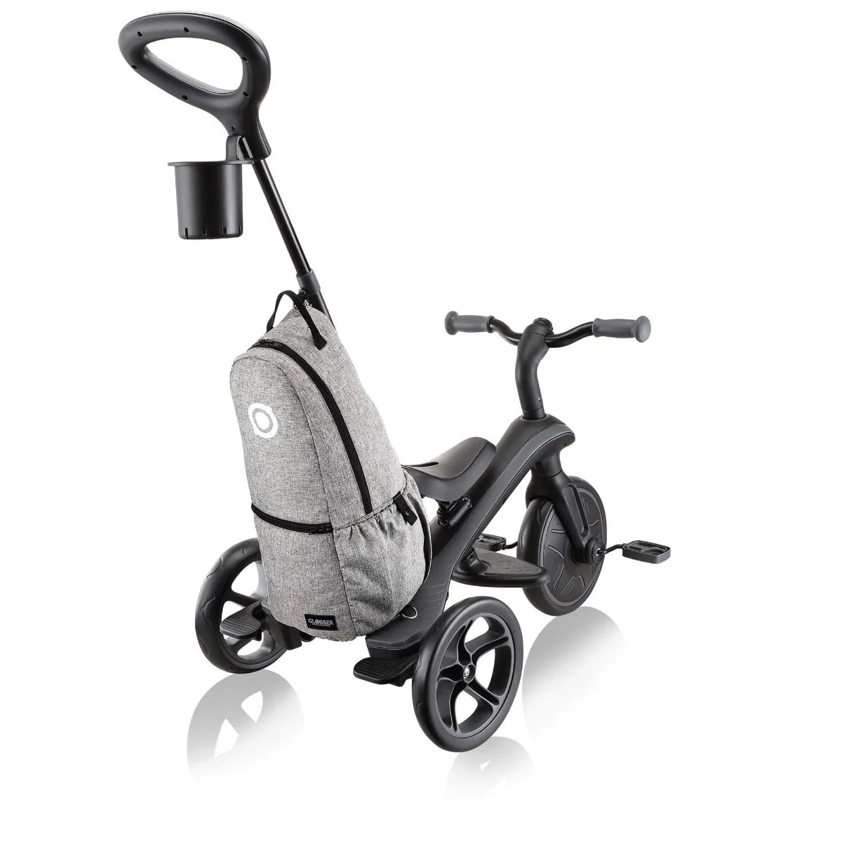2025 Triciclo Infantil Globber EXPLORER 4 en 1 Deluxe Play – Con Asa Parental y Bolsa de Almacenamiento
