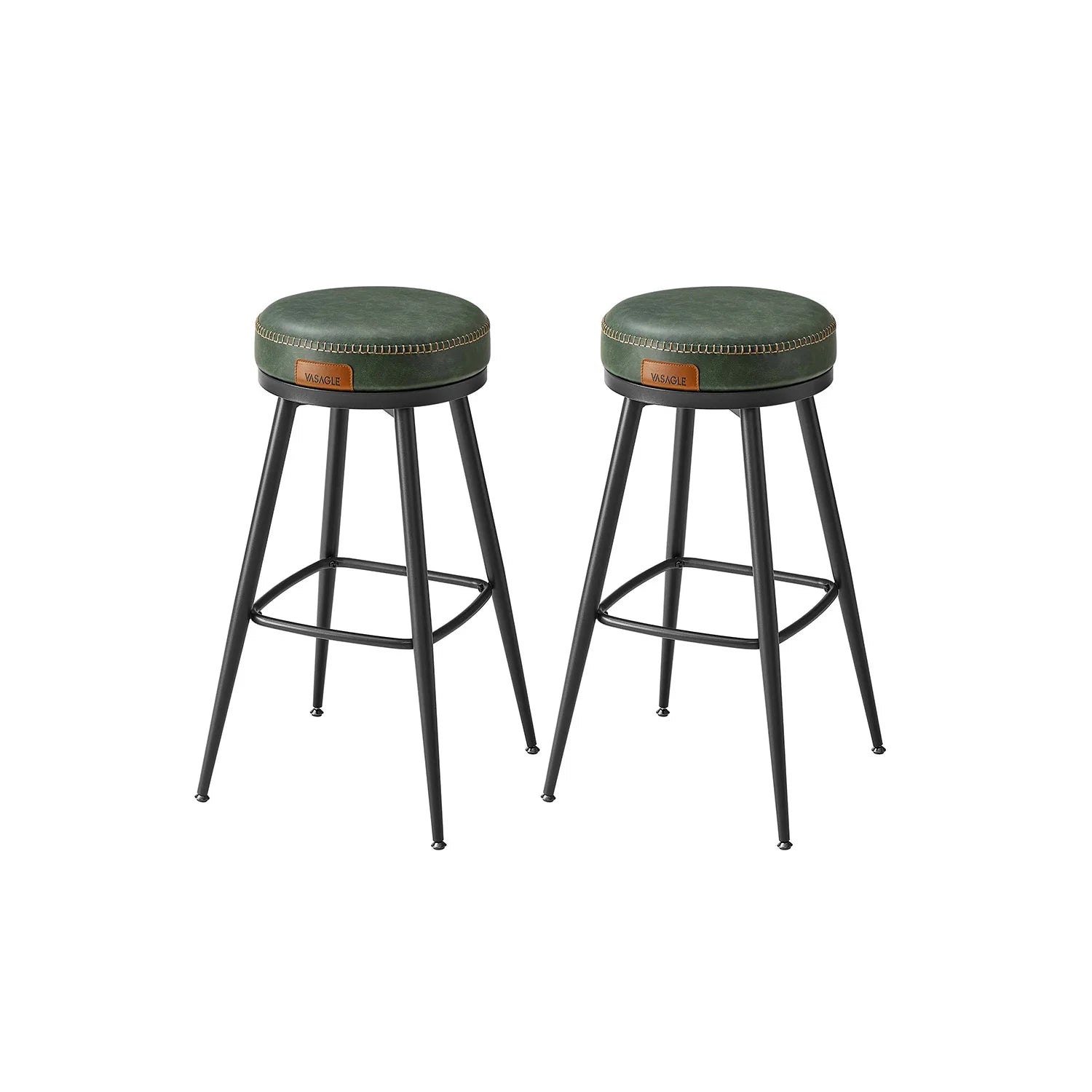 EKHO Colección - Juego de 2 Taburetes de Bar