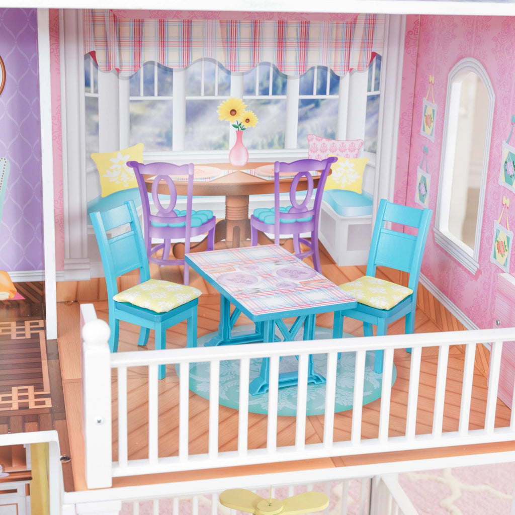 Casa de Muñecas de Madera KidKraft Country Estate con 31 Accesorios
