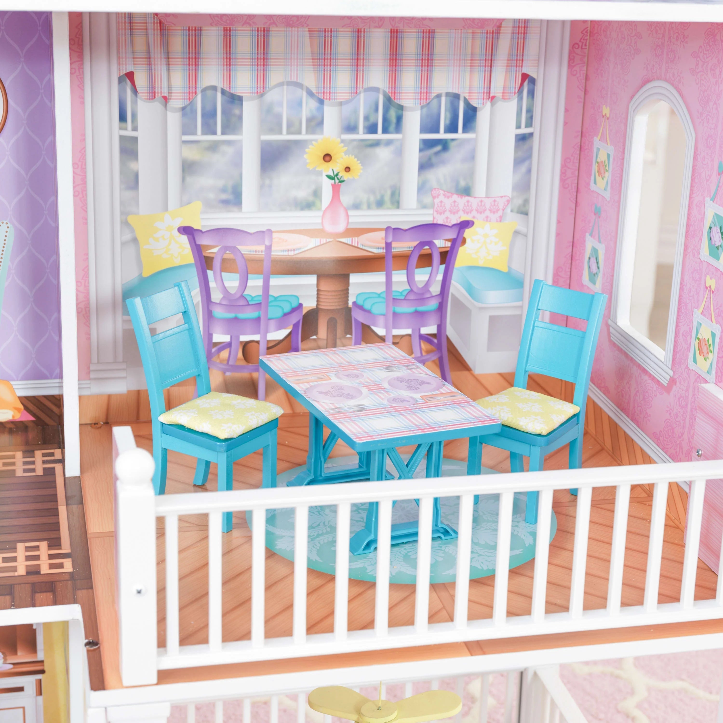 Casa de Muñecas de Madera KidKraft Country Estate con 31 Accesorios