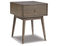 Mesa Auxiliar Paulrich de Estilo Mid-Century con Puertos USB