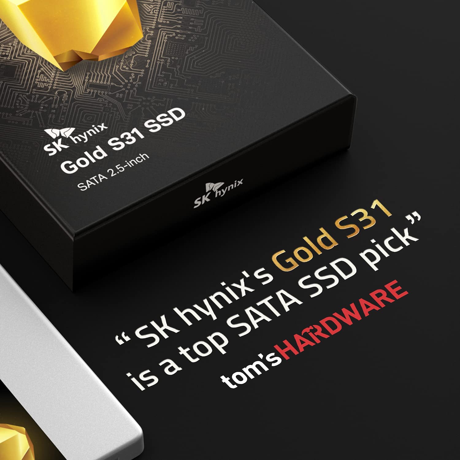 SK hynix Gold S31 1TB SSD SATA Gen3 2.5 pulgadas Interno | SSD 1TB | Hasta 560MB/S