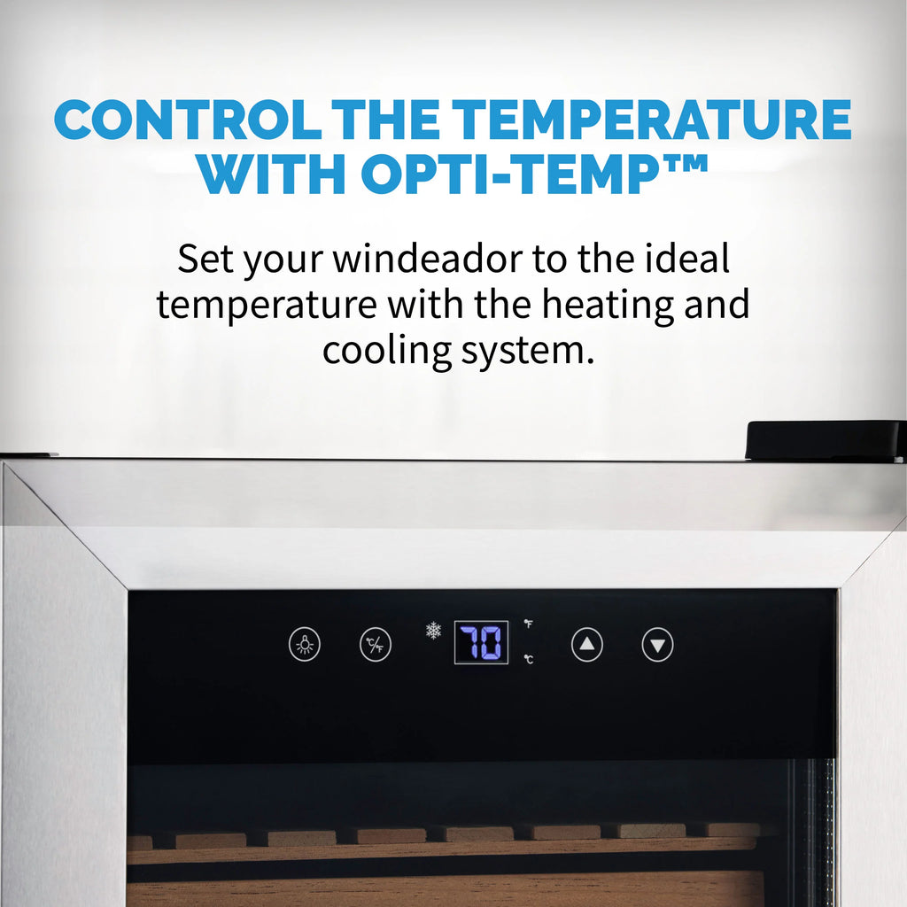 2025 Humidificador Eléctrico para Puros Newair con Opti-Temp™ – Capacidad para 250 Puros