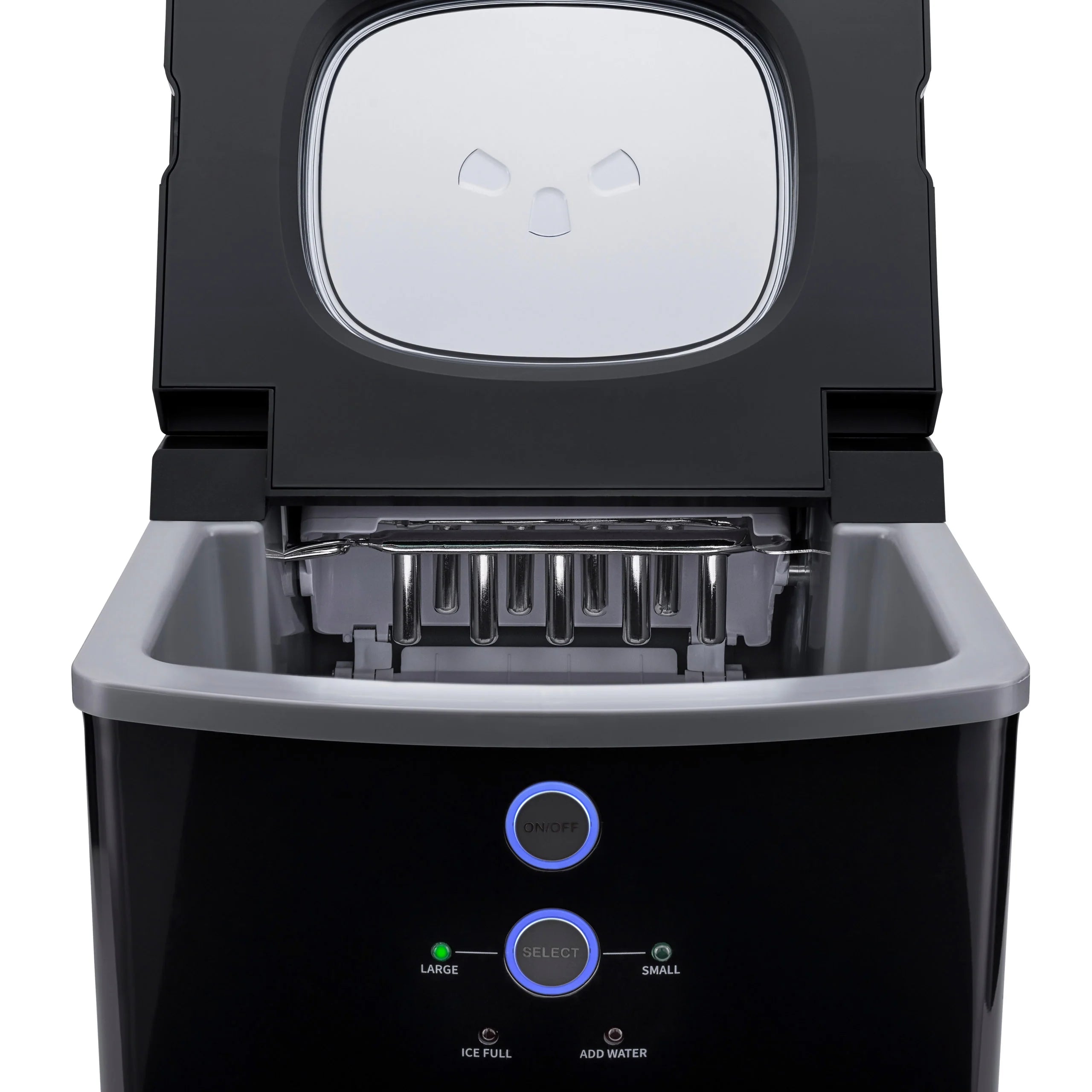 2025 Máquina de hielo de mostrador Newair® – Cubitos en forma de bola, 15 kg/día – Negro