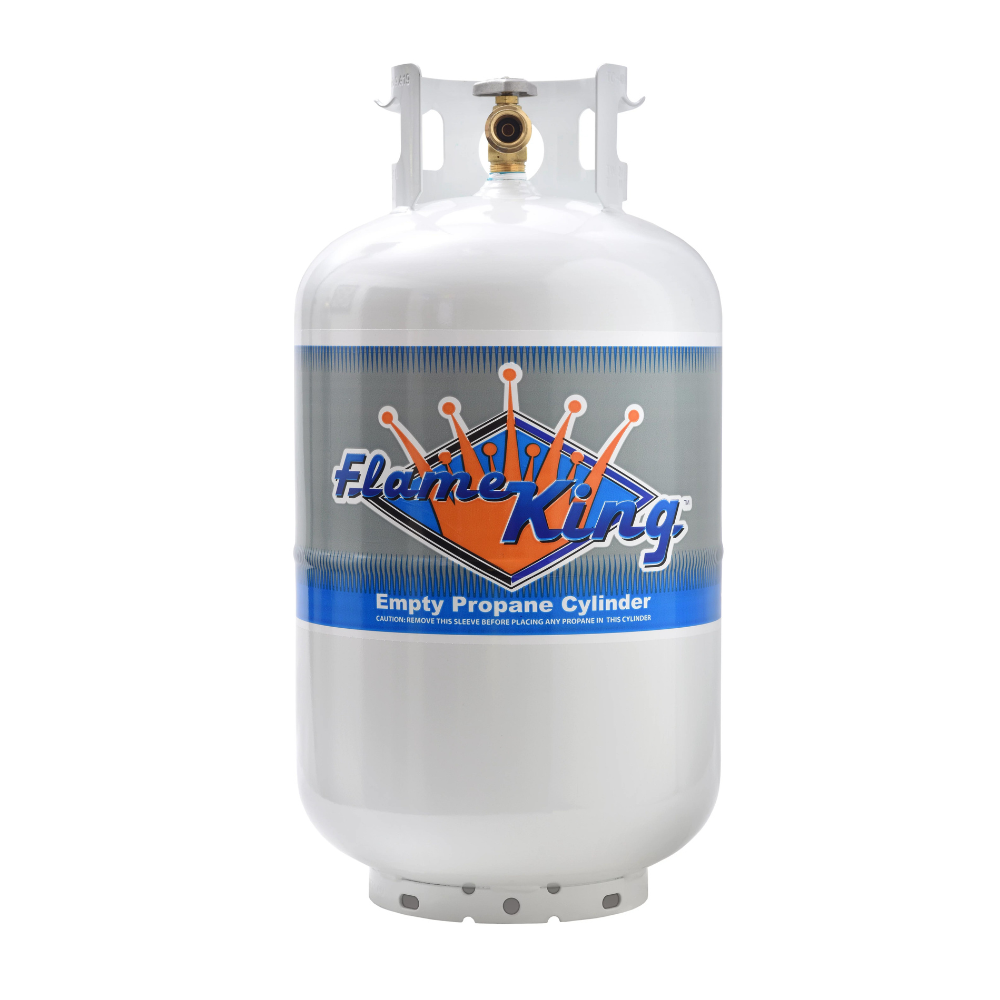 Cilindro de Propano Vacío Flame King de 30 lb