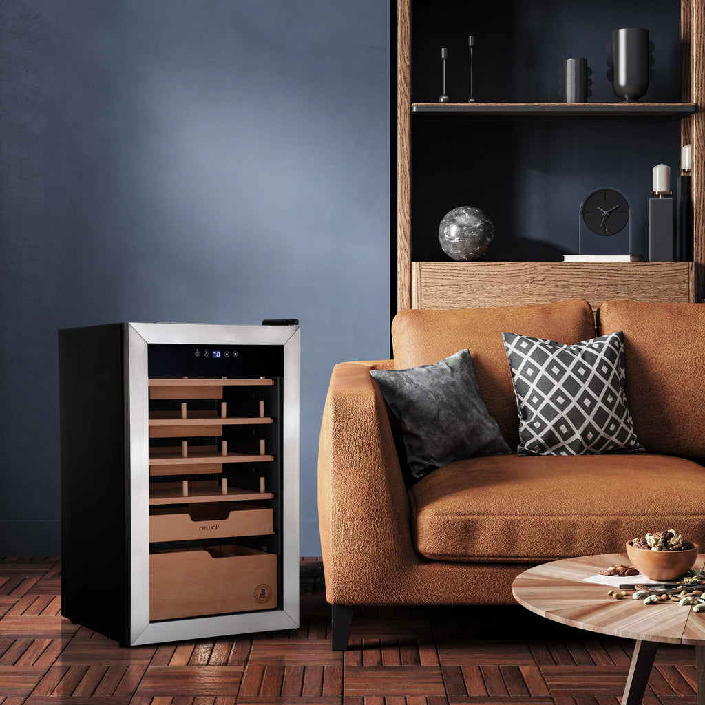 2025 Humidificador eléctrico para puros Newair® x Boveda – Capacidad para 500 puros