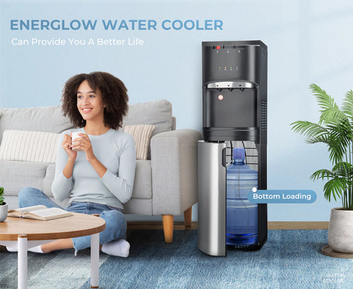 2025 Dispensador de agua EUHOMY de carga inferior para botellas de 3 o 5 galones