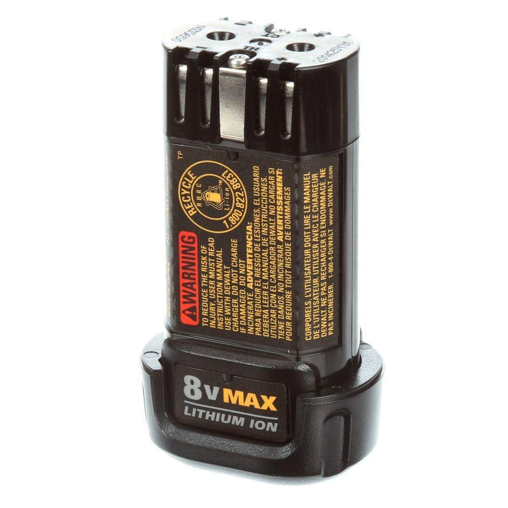 2025 Destornillador Giroscópico Inalámbrico 8V MAX con Mango Ajustable, (2) Baterías de 1.0Ah, Cargador y Bolsa DCF680N2