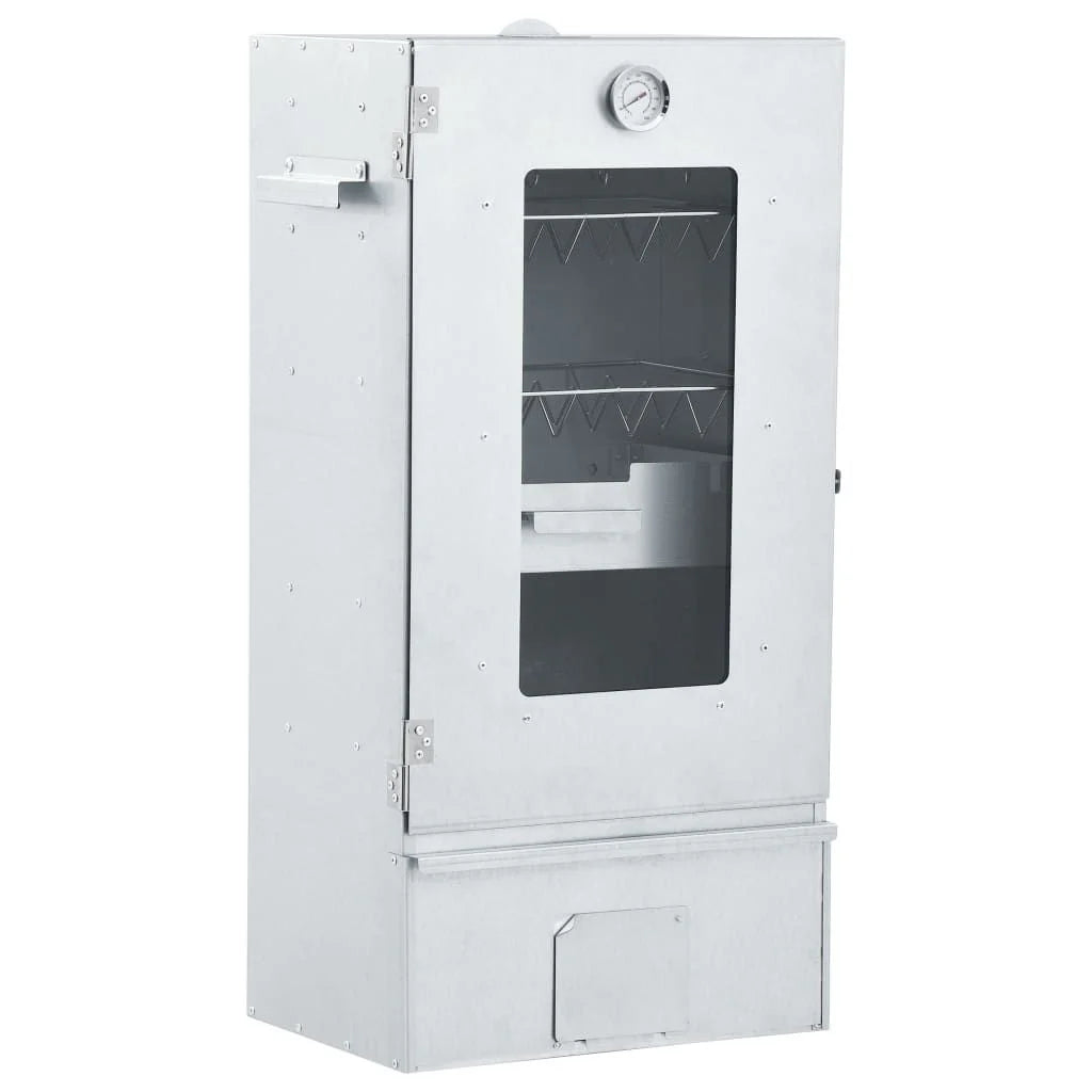 Horno Ahumador Barbacoa 1 Kg De Virutas De Madera 44,5x29x83 Cm Vidaxl
