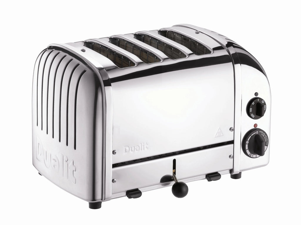 2025 Tostadora Dualit Classic de 4 ranuras – Acabado en metal pulido