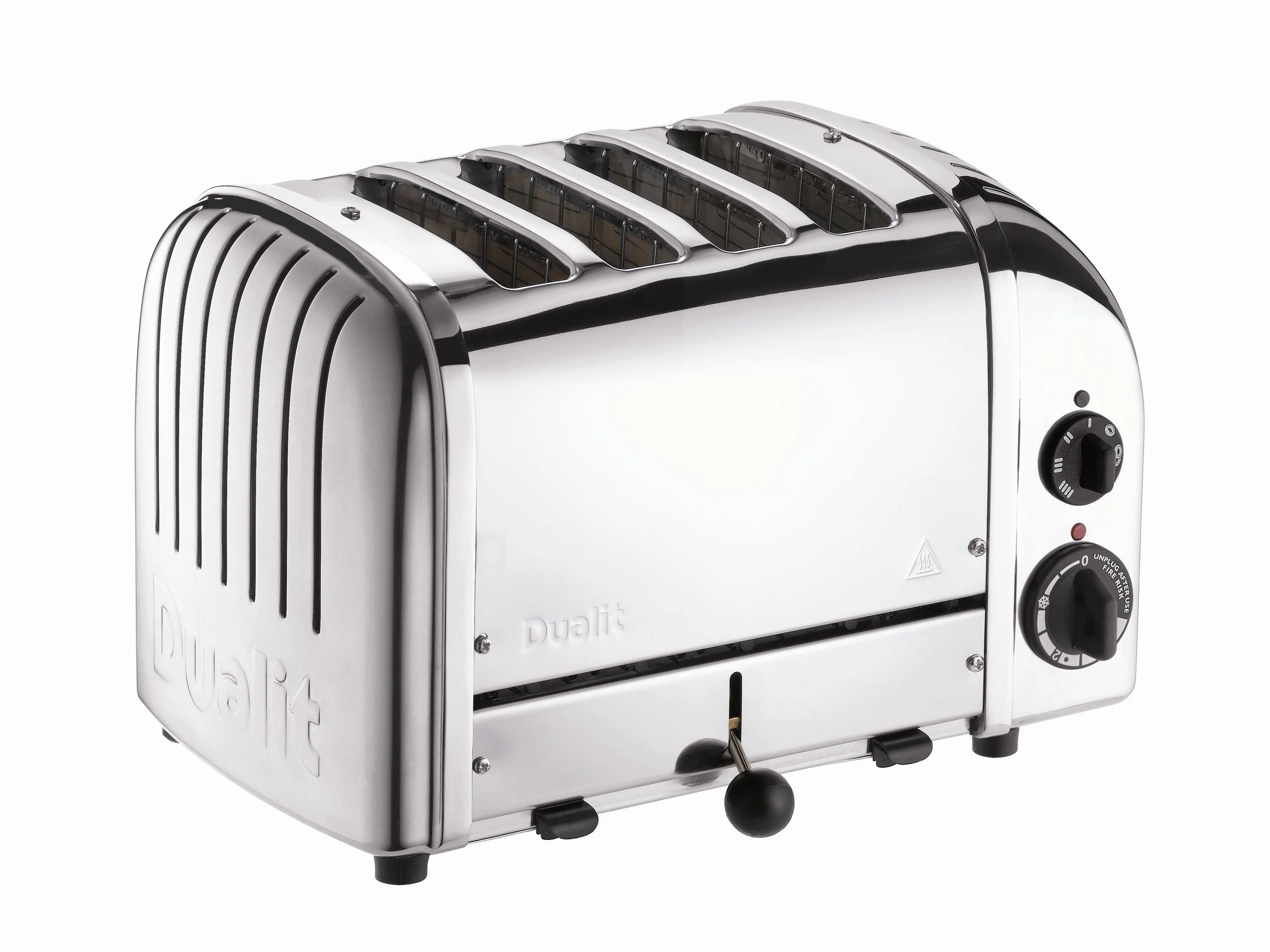2025 Tostadora Dualit Classic de 4 ranuras – Acabado en metal pulido