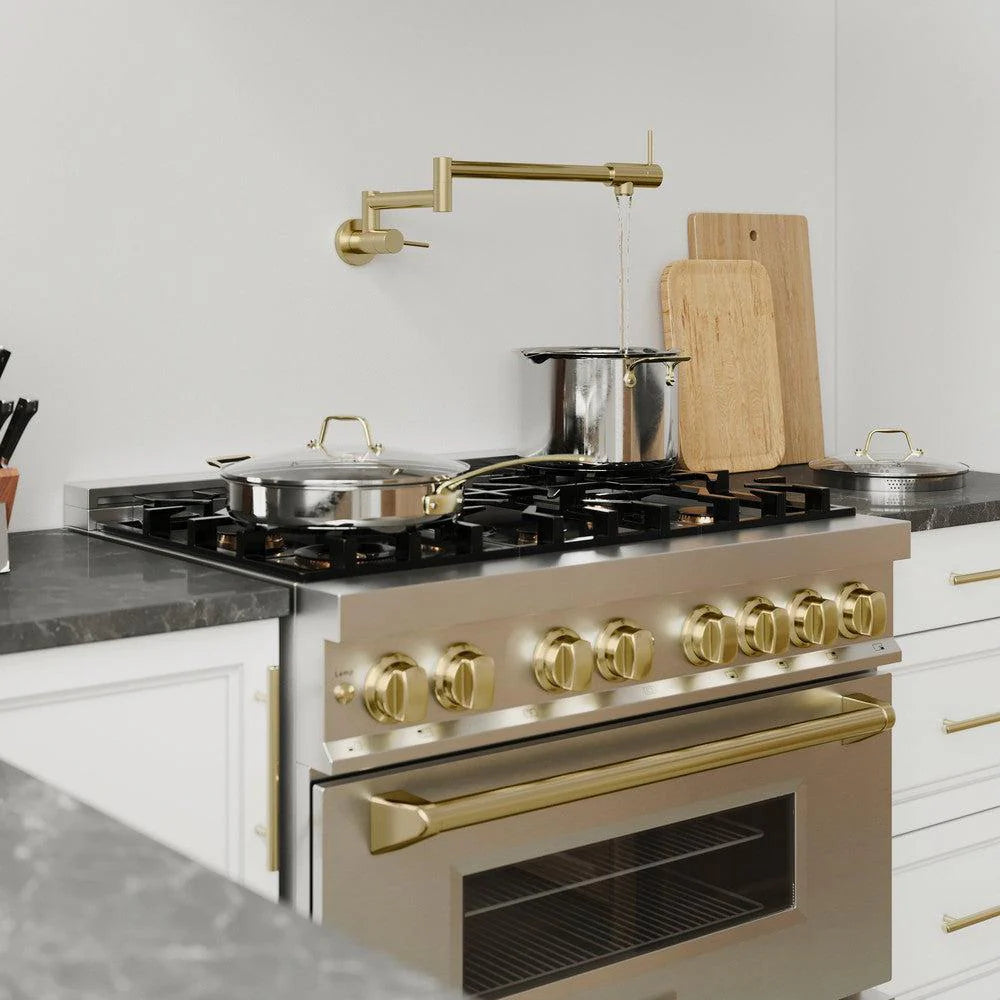 Set de Cocina de 10 Piezas en Acero Inoxidable No Tóxico ZLINE (CWSETL-ST-10)
