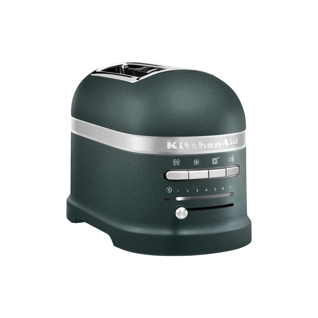 2025 Set de desayuno KitchenAid Artisan con hervidor 5KEK1522, tostadora de 2 ranuras 5KMT2204 y soporte para panecillos