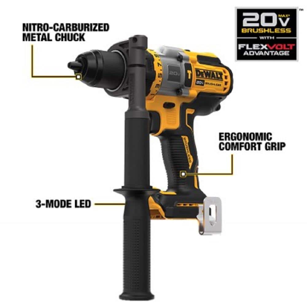 2025 Kit de Herramientas 5 en 1 20V MAX Sin Cable con Motor Sin Escobillas, Baterías de 4.0Ah (2) y Cargador DCKTS599M2