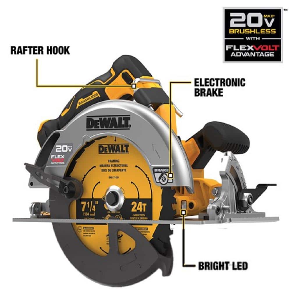 2025 Kit de Herramientas 5 en 1 20V MAX Sin Cable con Motor Sin Escobillas, Baterías de 4.0Ah (2) y Cargador DCKTS599M2