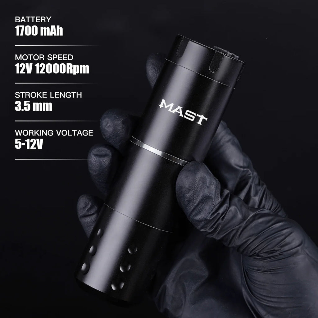 Máquina de Tatuaje Inalámbrica Mast A1 de Nueva Generación con Recorrido de 3.5 mm