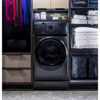2025 Lavadora Secadora Combo GE Profile 4.8 pies³ Ultra Rápida con Bomba de Calor Sin Conducto – Color Carbon Graphite