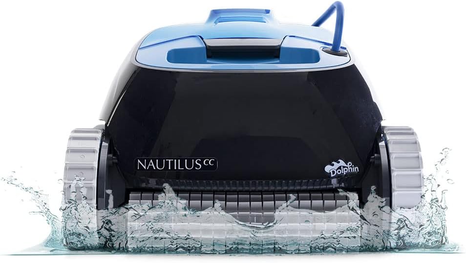2025 Limpiador Robótico de Piscina Dolphin Nautilus CC para Piscinas de hasta 33 Pies – Cepillo de Escalado de Paredes