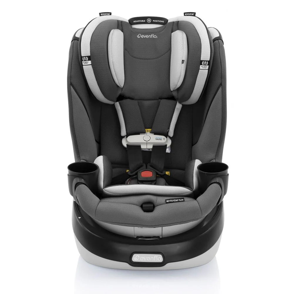2025 Evenflo GOLD Revolve360 Slim Asiento de Coche Giratorio 2 en 1 con SensorSafe