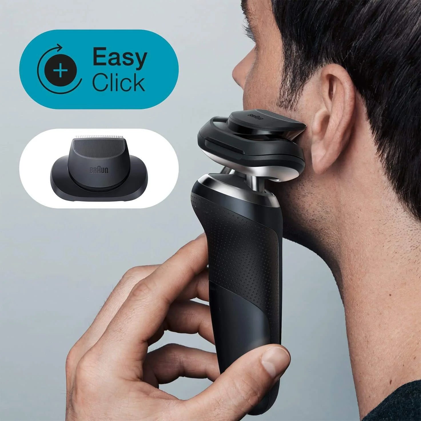 2025 Afeitadora para hombre Braun Series 7 70-N7200cc Afeitado en seco y húmedo con SmartCare Center – Negra