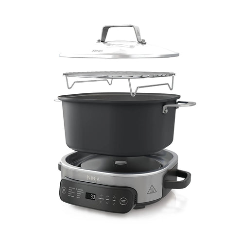 2025 Descubre el Ninja® Foodi® PossibleCooker™ Pro – el PossibleCooker™ versátil para el día a día, que reemplaza 10 aparatos y utensilios de cocina.