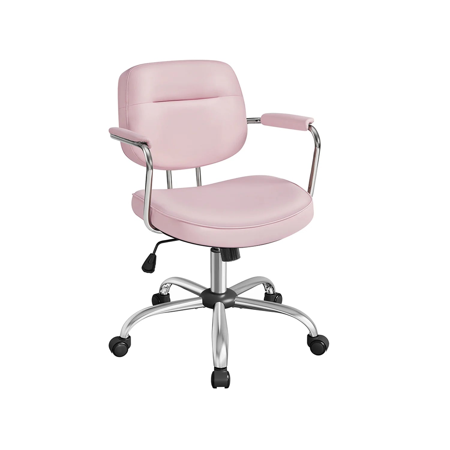 Silla de Escritorio Giratoria Ergonómica Altura Ajustable Negro Tinta