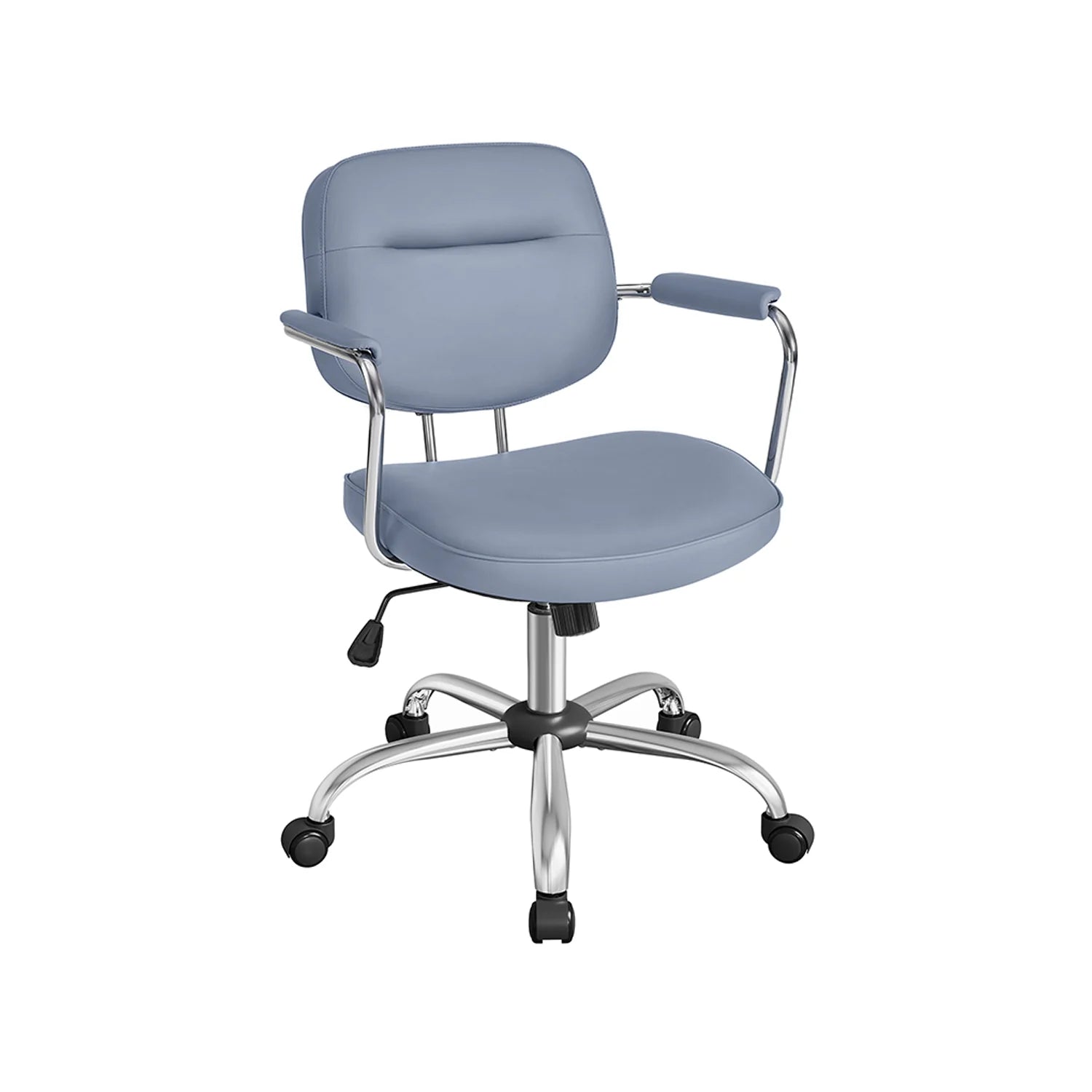 Silla de Escritorio Giratoria Ergonómica Altura Ajustable Negro Tinta