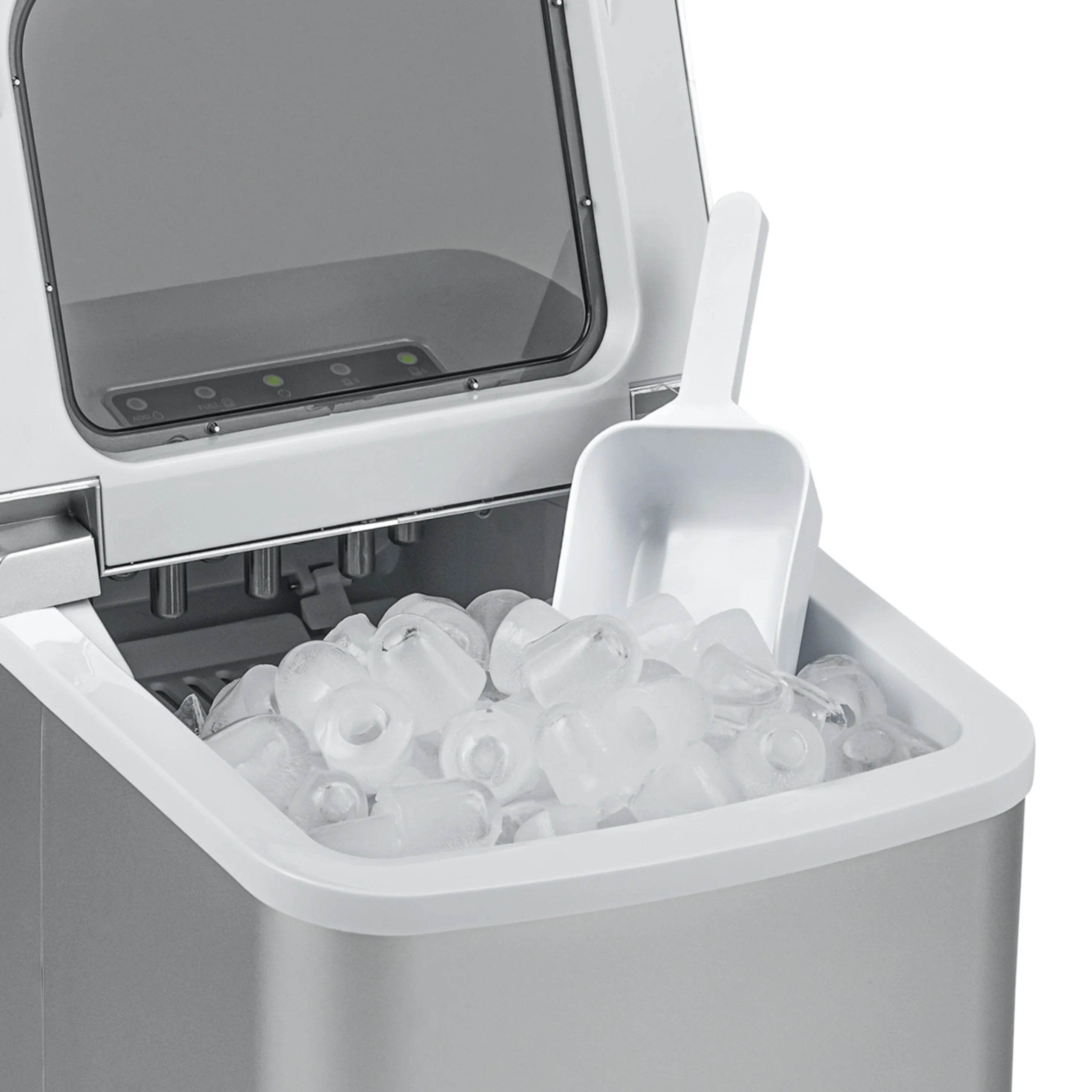 2025 Máquina de Hielo de Encimera Newair® – Cubitos en Forma de Bala, 12 kg/día – Negro Mate