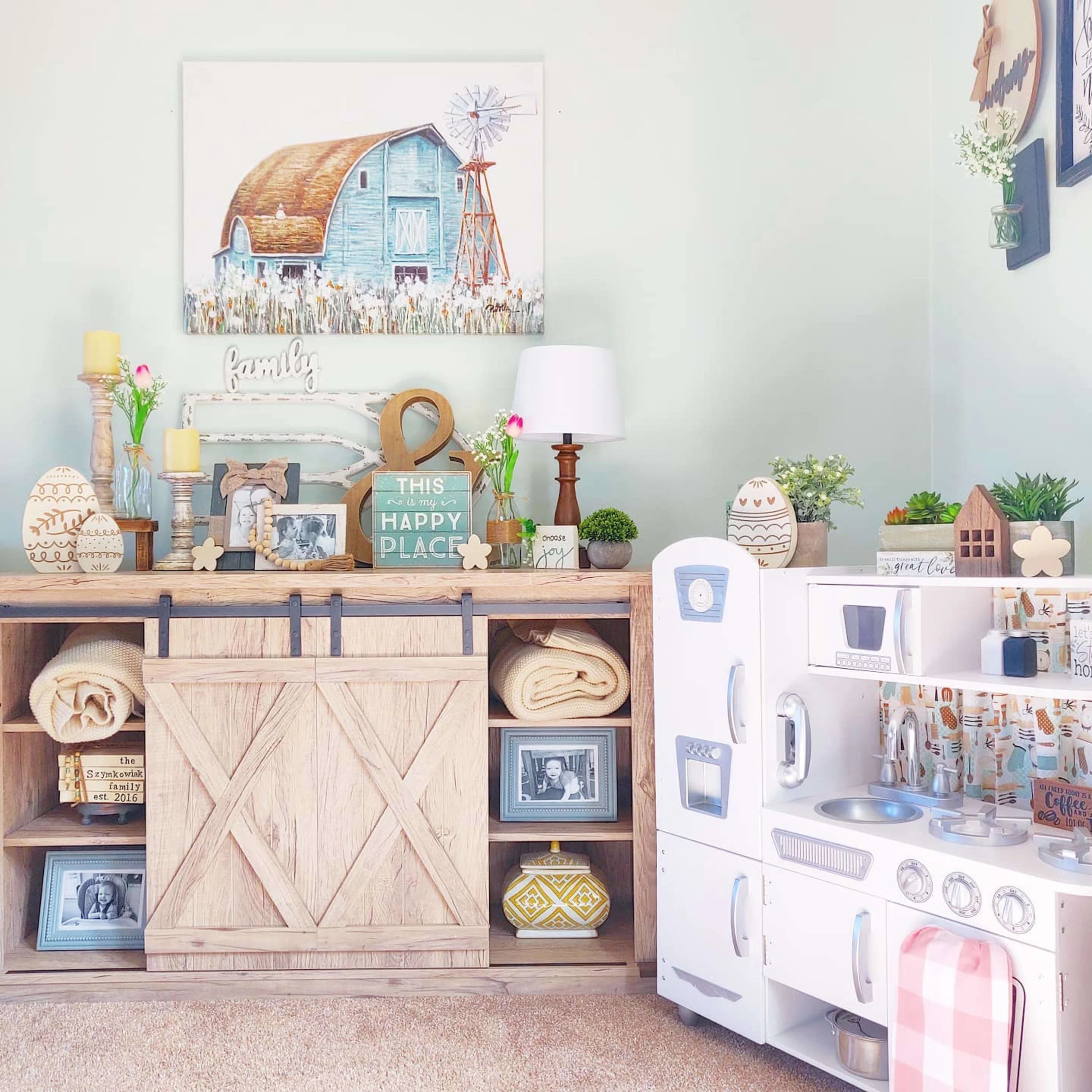 2025 Cocina de Juguete de Madera Vintage KidKraft Blanca con Fabricador de Hielo y Teléfono de Juguete