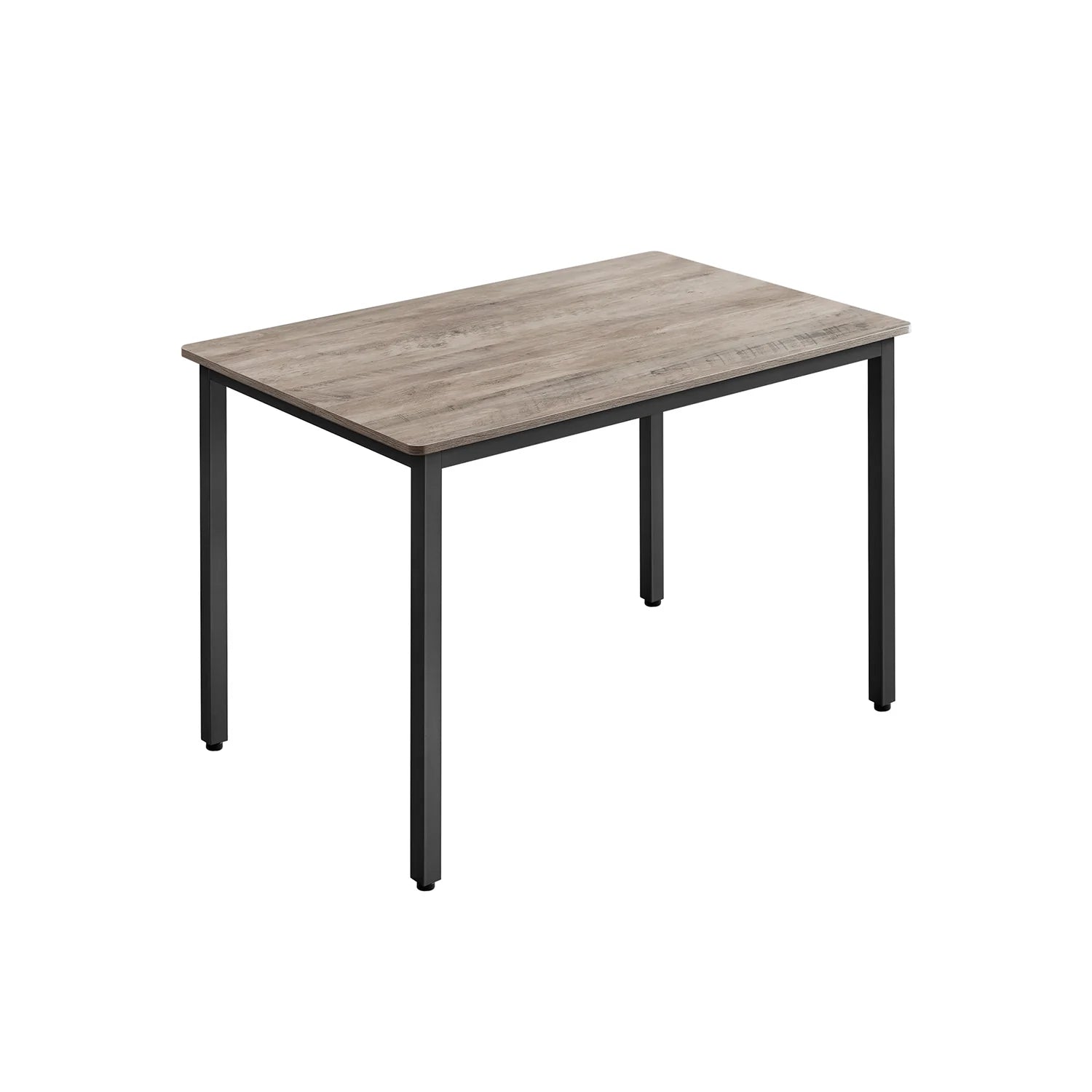 Mesa de Comedor para 4 Personas Rústico Marrón y Negro