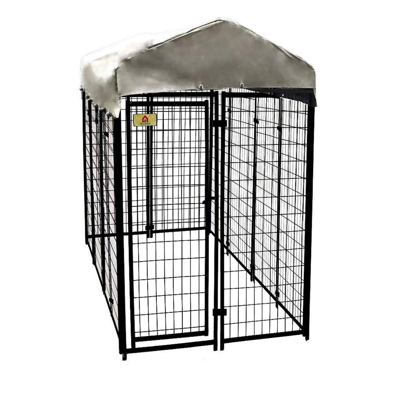2025 Kit de Cercado para Perros de Alambre Soldado de 4 pies x 8 pies x 6 pies