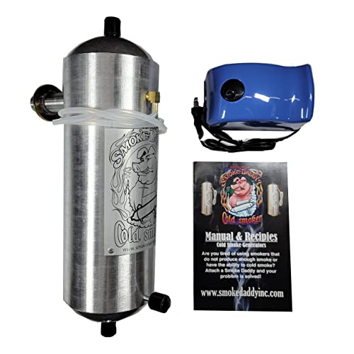 Smoke Daddy Big Kahuna Generador de Humo en Frío o Caliente | Accesorio para BBQ que Funciona con Cualquier Parrilla Exterior | Accesorio Eléctrico para