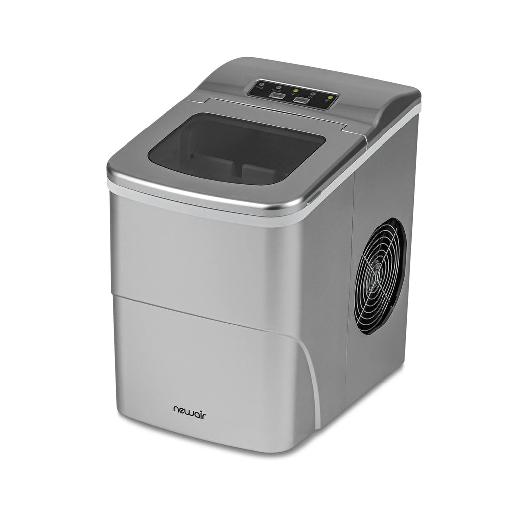 2025 Máquina de Hielo de Encimera Newair® – Cubitos en Forma de Bala, 12 kg/día – Negro Mate
