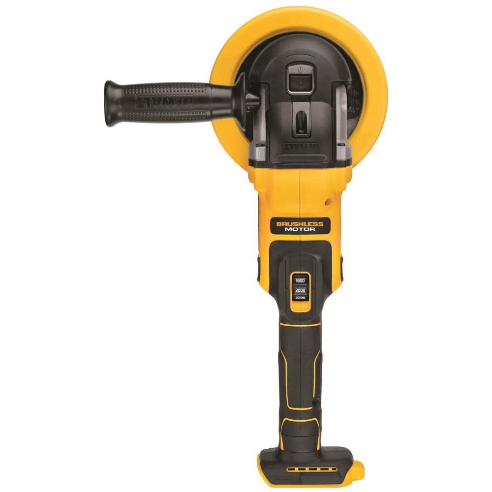 2025 Pulidora Rotativa 20V MAX XR de 7 Pulgadas (180mm) con Velocidad Variable, Herramienta Sola DCM849B