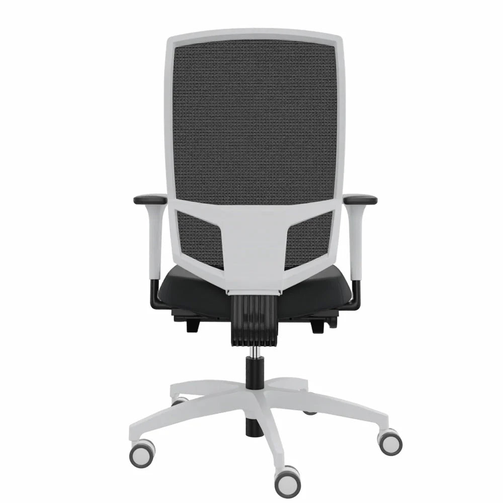 2025 Silla de Oficina Ergonómica Dauphin @JUST EVO MESH WHITE AJ 5776_SLP