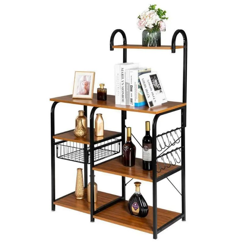 Carro de Almacenamiento para Microondas de Cocina Premium, 35.5”