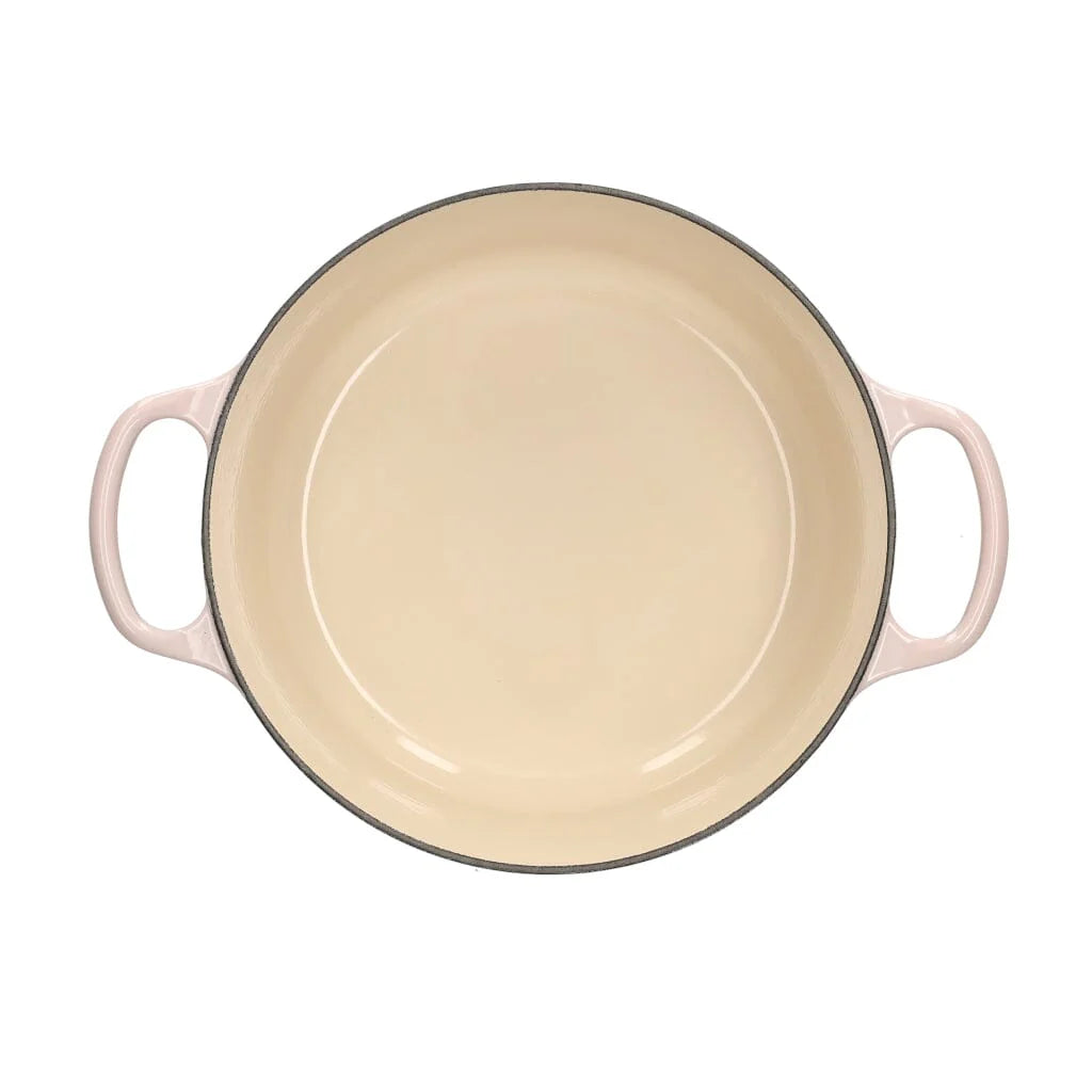 2025 Le Creuset - Sartén para asar / guisar Signature redonda rosa concha 24 cm 4,2 l