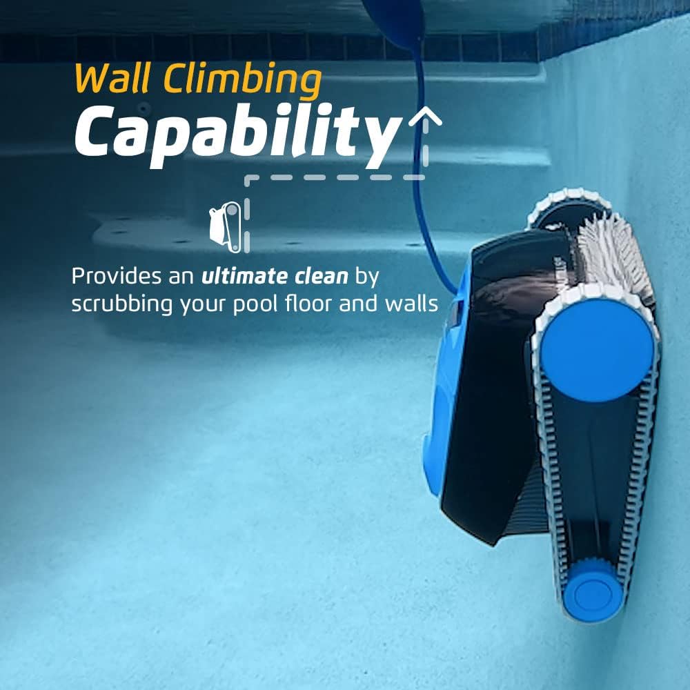 2025 Limpiador Robótico de Piscina Dolphin Nautilus CC para Piscinas de hasta 33 Pies – Cepillo de Escalado de Paredes