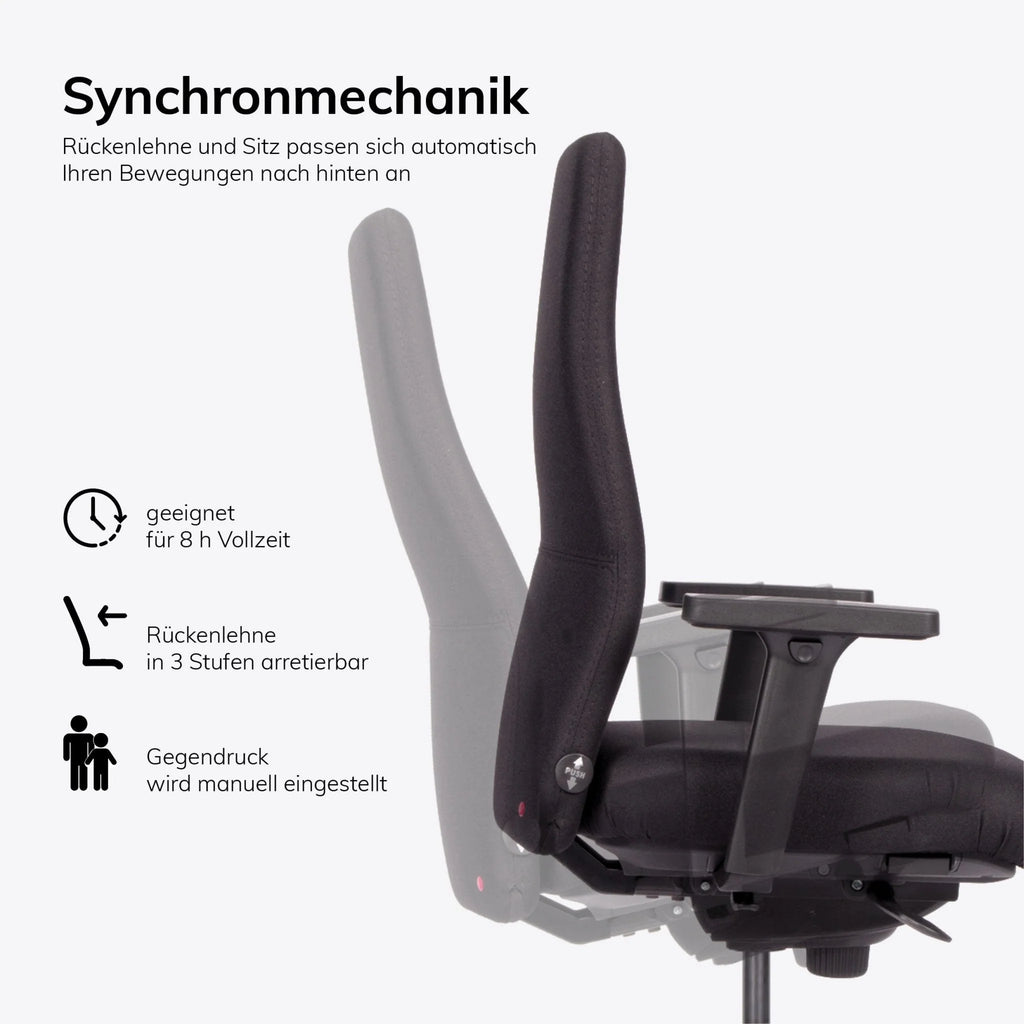 2025 Silla de Oficina Ergonómica lento Agilis AG10 | Gama de Colores | Tejido Bondai | Reposabrazos