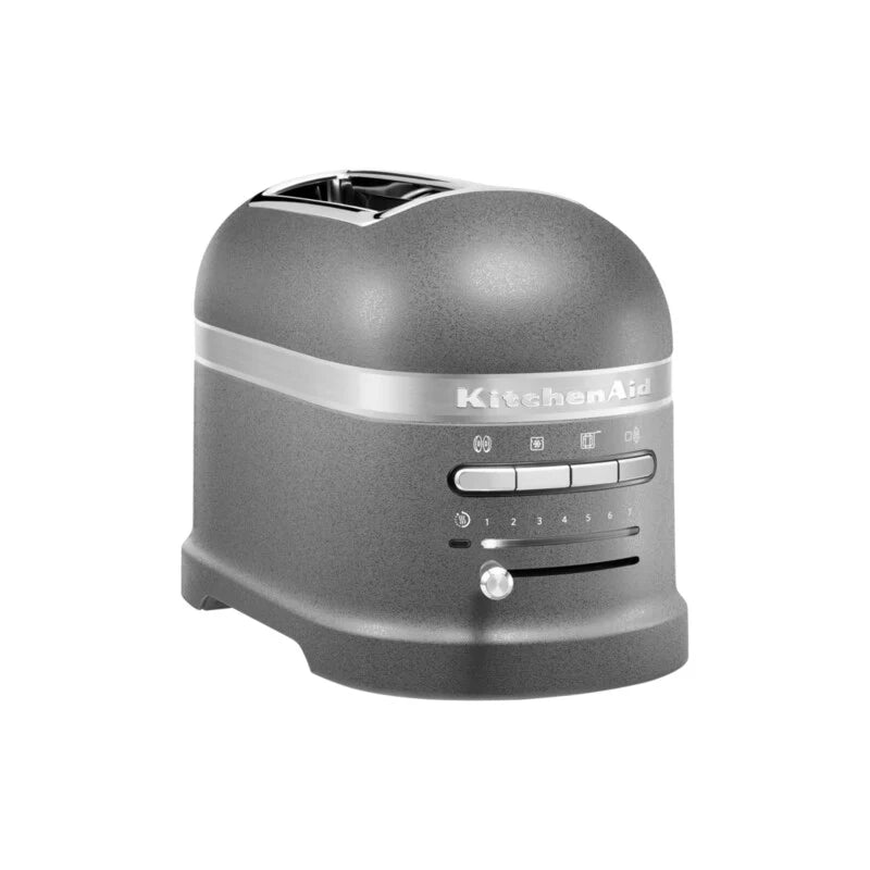 2025 Set de desayuno KitchenAid Artisan con hervidor 5KEK1522, tostadora de 2 ranuras 5KMT2204 y soporte para panecillos