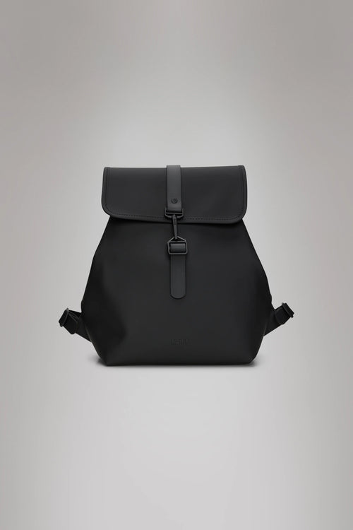 2025 Bucket Backpack – Mochila Retro Repelente al Agua con Cierre de Cordón – Tejido PU – Gran Compartimento Principal y Bolsillo Trasero – Diseño Minimalista