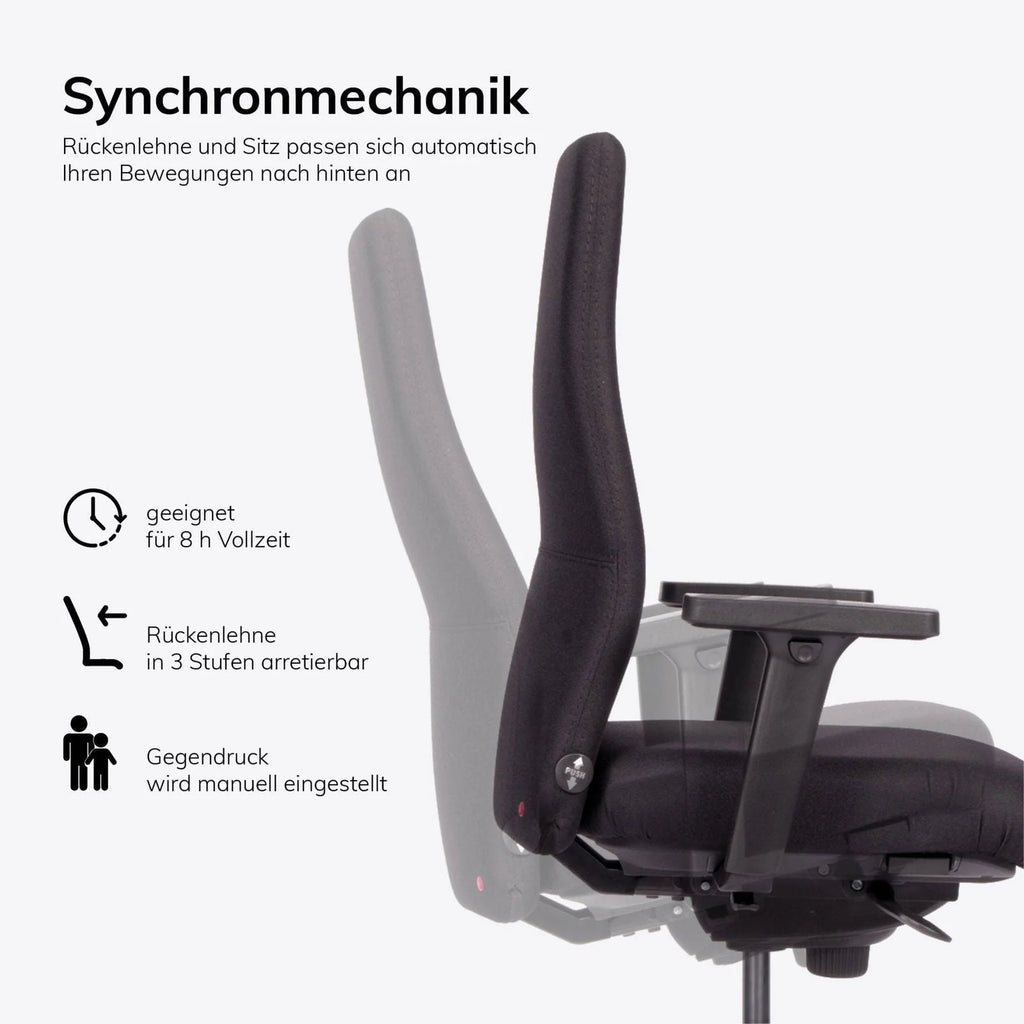 2025 Silla de Oficina Ergonómica lento Agilis AG10 | Gama de Colores | Tejido Bondai | Reposabrazos